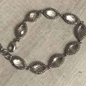 Kendra Scott Jana silver bracelet Euc